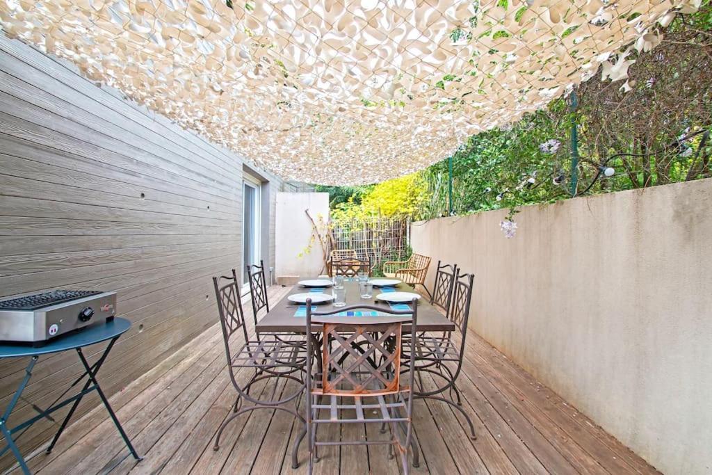 דירות מונפלייה Le P'Tit Rimbaud, 6 Pers, Parking Prive, Jardin,Wifi מראה חיצוני תמונה